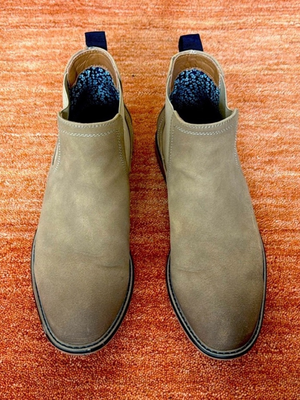 Steve Madden Men's Tan Chelsea Boots 8.5